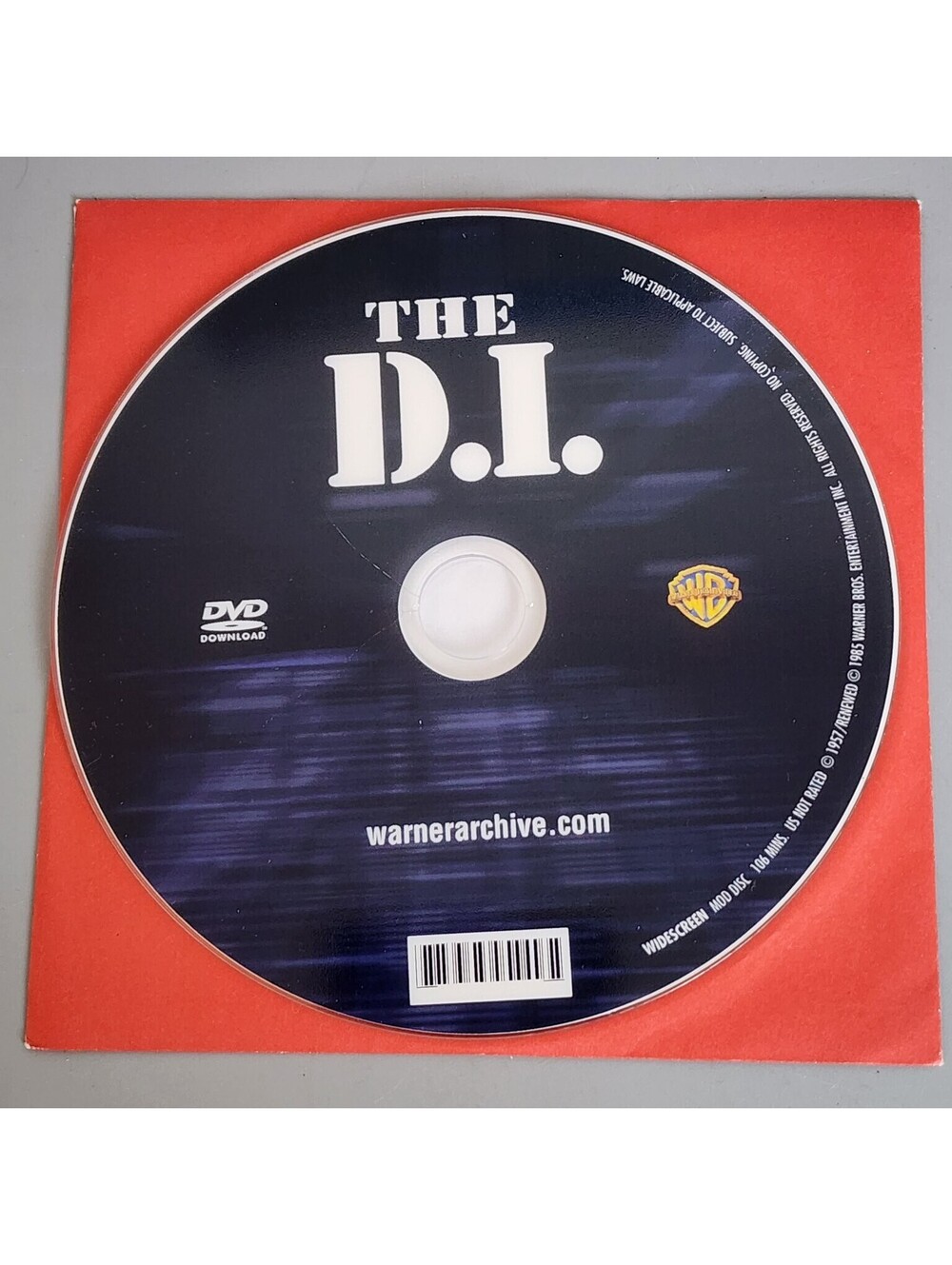 The D.I. (1957) MOD DVD (No Case) Warner Archive Widescreen